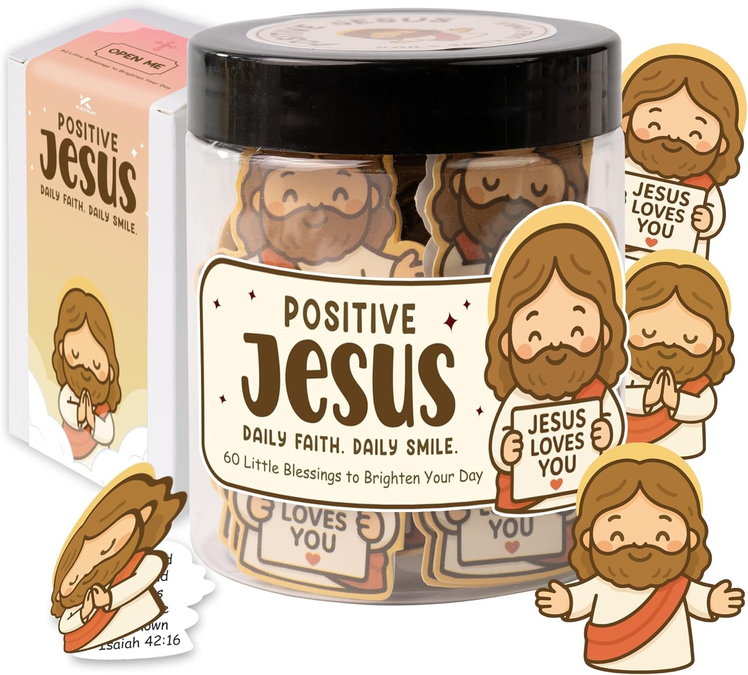 Christian Gifts For Women, Emotional Support Jesus Jar – Christian Graduation Gifts for Hers, Religious Gift For Women