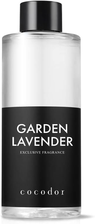 COCODOR Reed Diffuser Oil Refill/Garden Lavender/6.7oz(200ml)/1 Pack/Home Fragrance, Scented Oils, Oils for Reed Diffuser