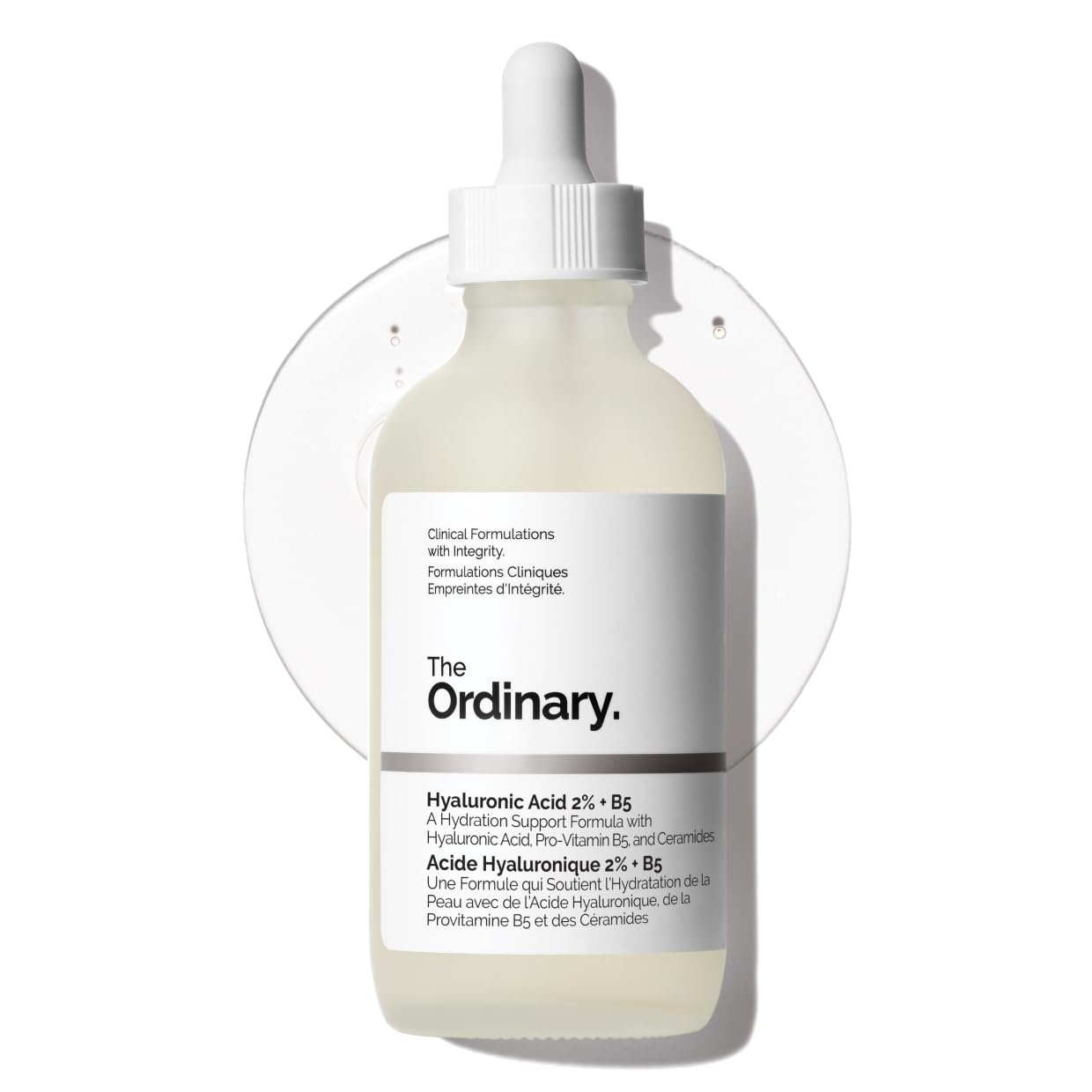 The Ordinary Hyaluronic Acid 2% + B5 (with Ceramides), Multi-Depth Hydration Serum for Plumper, Smoother Skin