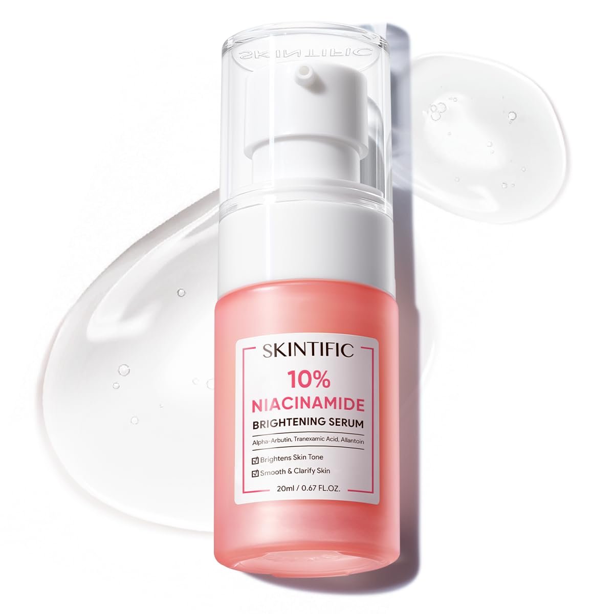 SKINTIFIC 10% Niacinamide Face Serum with Alpha Arbutin & Ceramide