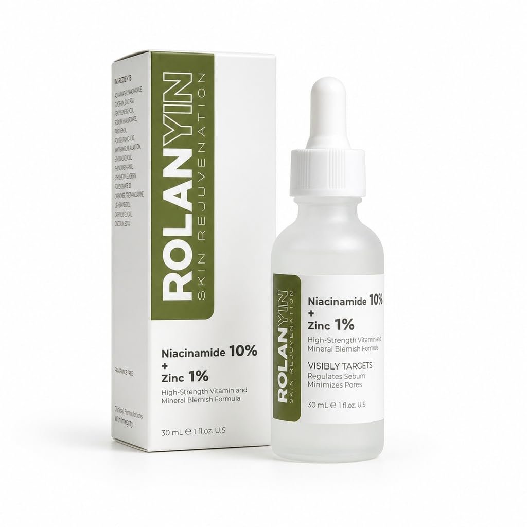 ROLANYIN Niacinamide 10% + Zinc 1% Serum for Oil Control & Pore Minimizing