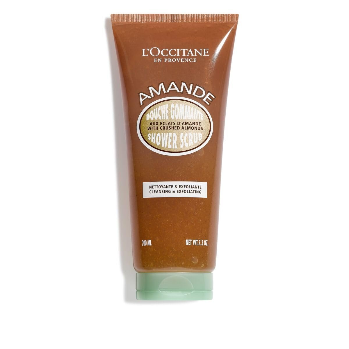 L’OCCITANE Almond Shower Scrub, 2-In-1 Exfoliating Body Wash, Vegan Care