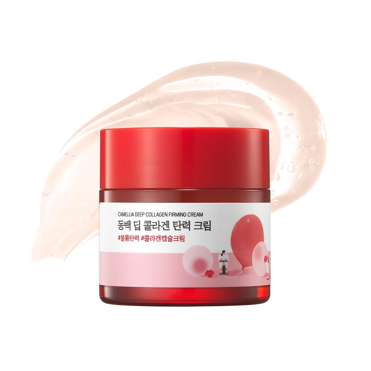 ROUND LAB Camellia Deep Collagen Firming Cream 1.69 Fl Oz