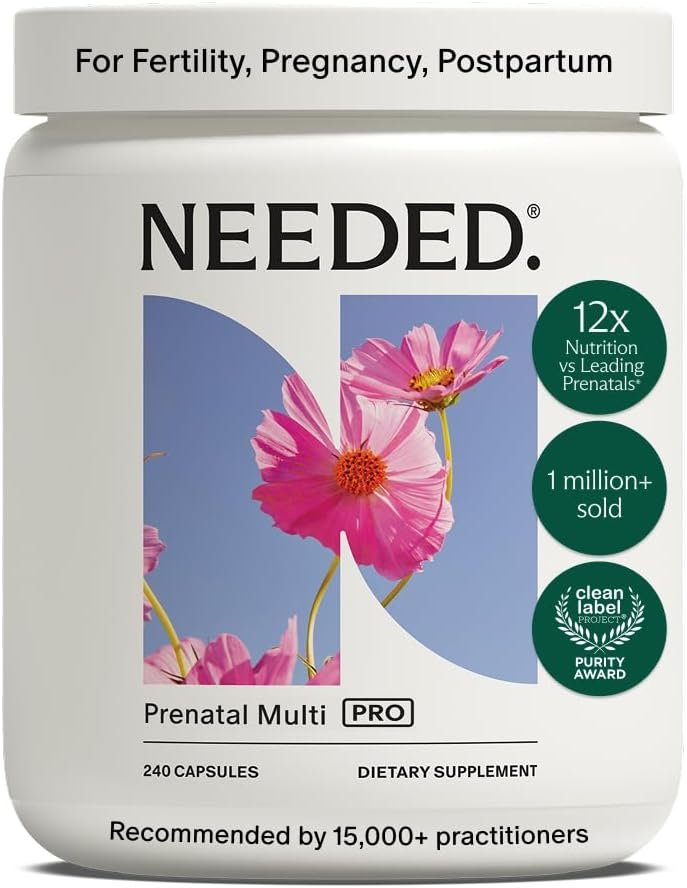 Needed.® Prenatal Multi Pro, Multivitamin with Choline Capsules for Prenatal