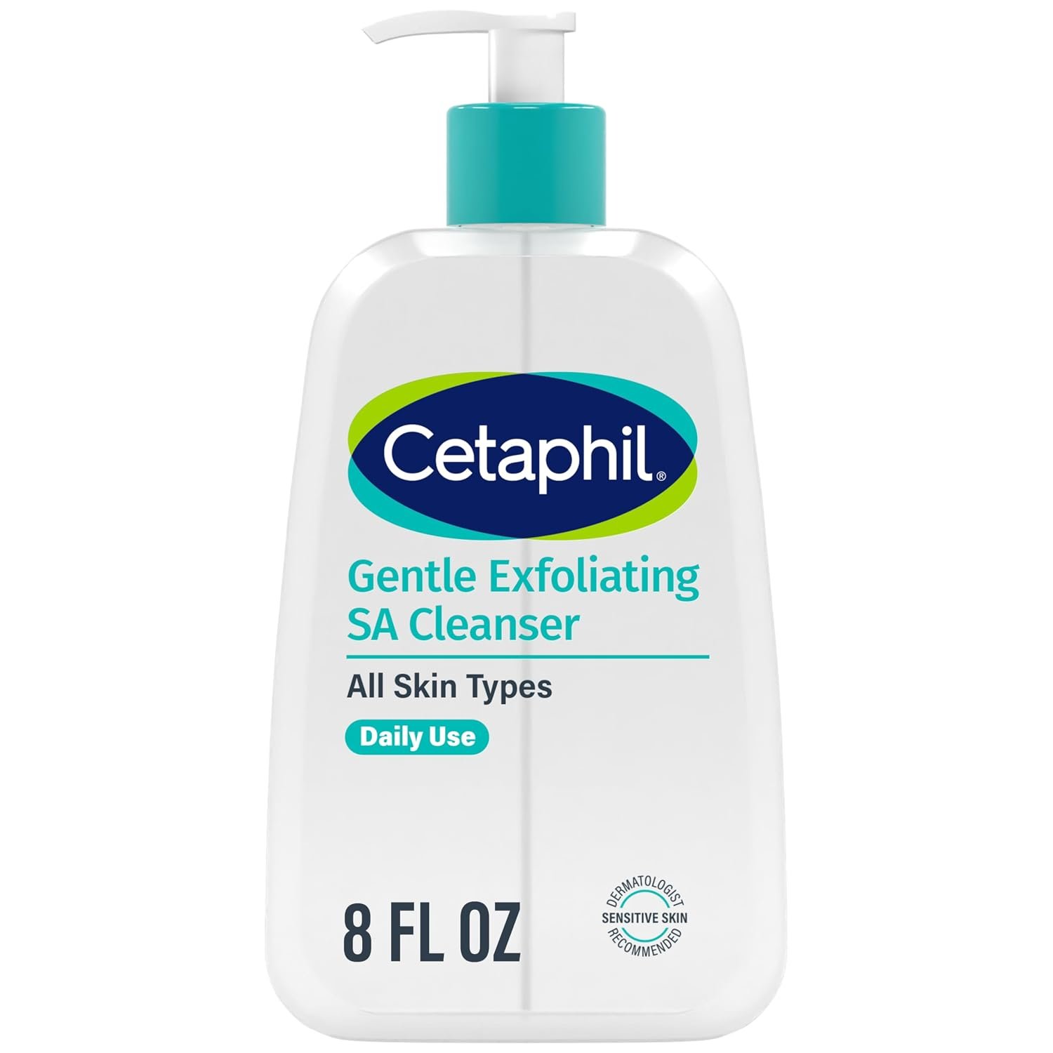 Cetaphil SA Gentle Exfoliating Face Wash, Salicylic Acid Cleanser, 8oz