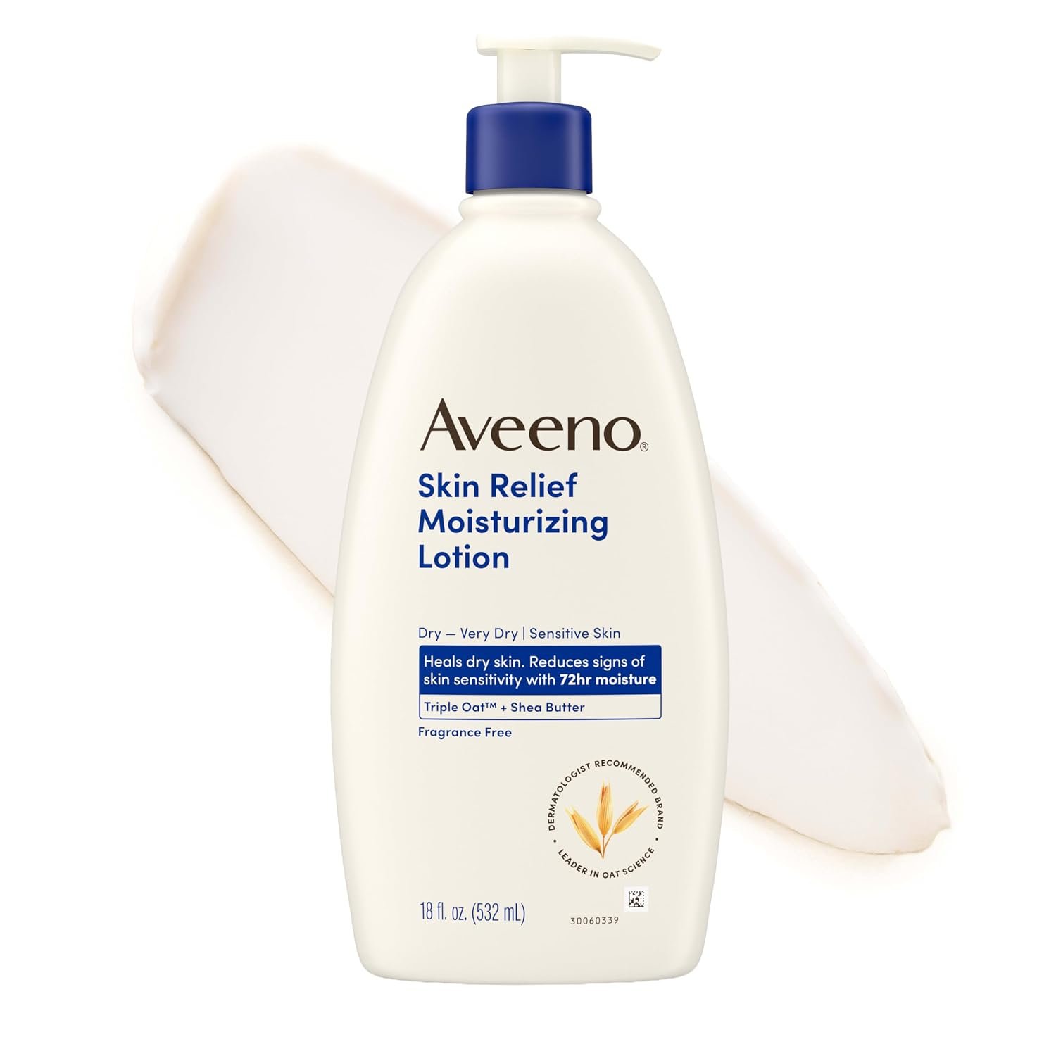 Aveeno Skin Relief Moisturizing Lotion, Fragrance-Free, 18 fl. oz