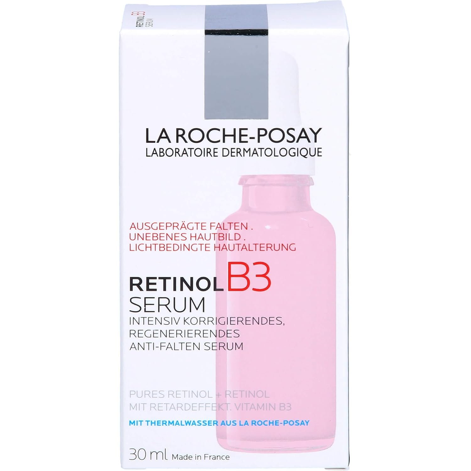 La Roche-Posay Retinol Face Serum with Niacinamide & Hyaluronic Acid, 1oz