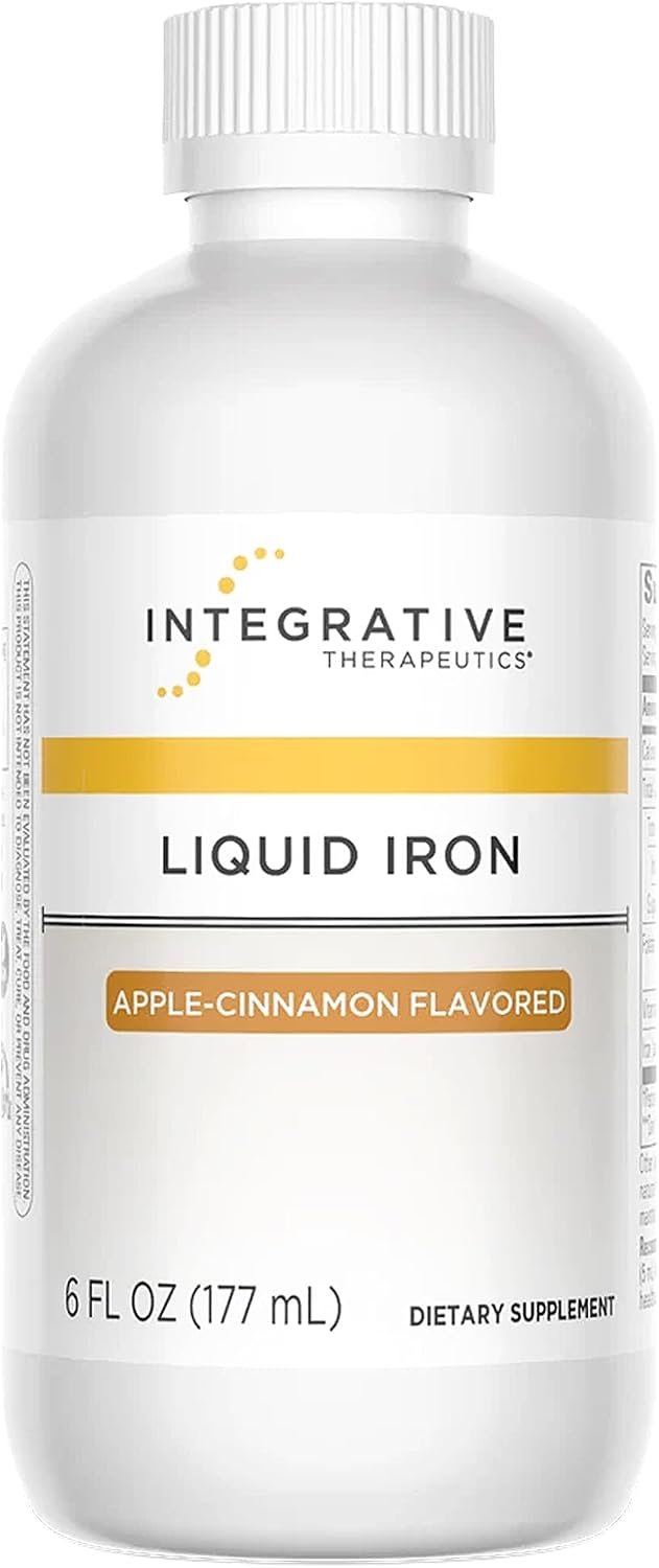 Integrative Therapeutics Liquid Iron, Apple Cinnamon, 6 fl oz