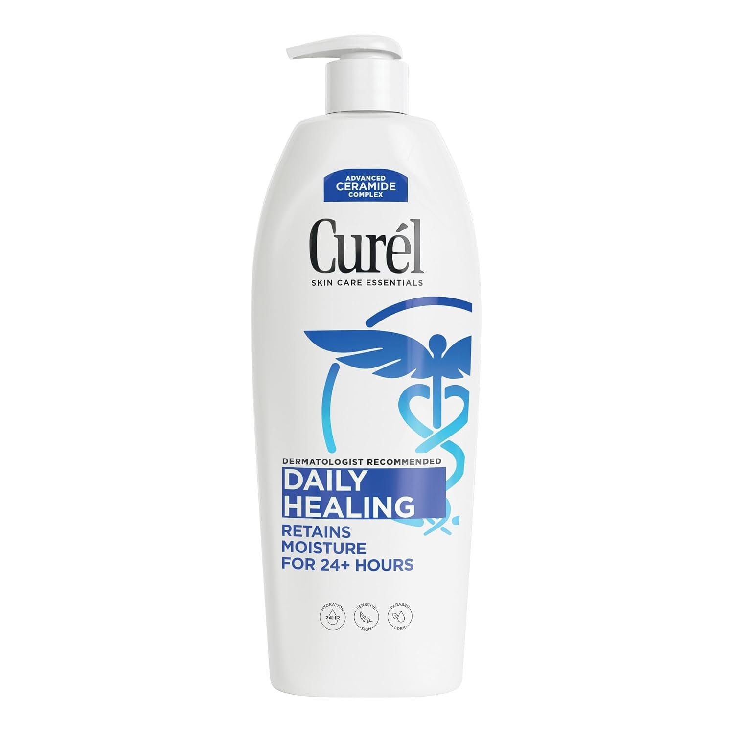Curel Daily Healing Body Lotion, Ceramide Moisturizer, Dry Skin, 20 fl oz