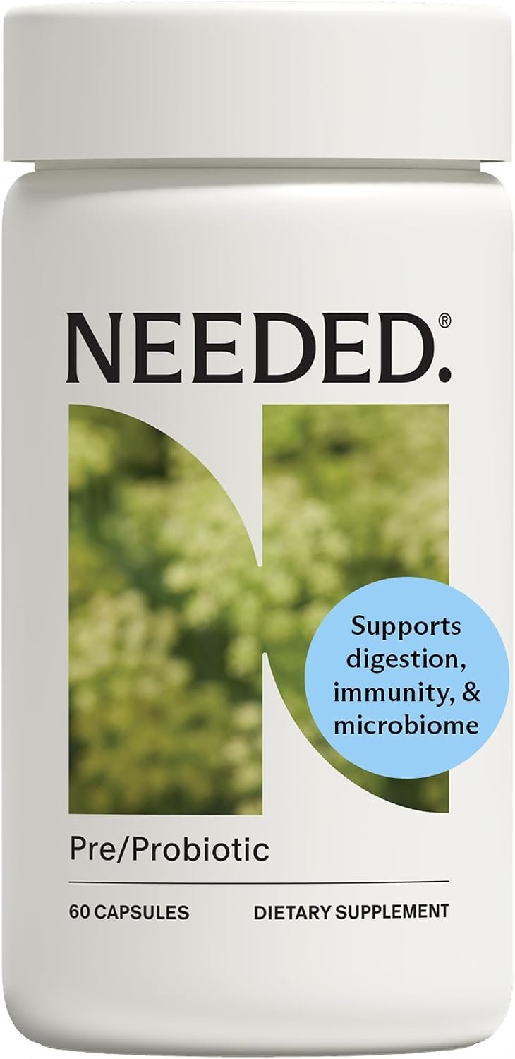 Needed. Prenatal Prebiotic & Probiotic, Expertly-Formulated, 60 Capsules