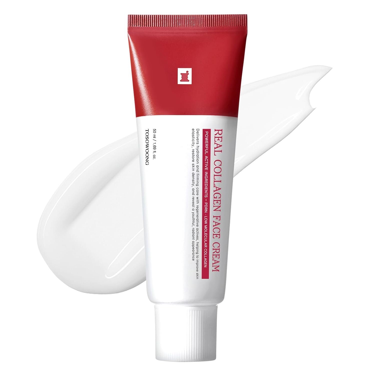 TOSOWOONG Real Collagen Face Cream for Firming & Lifting, Fine Lines, Dewy