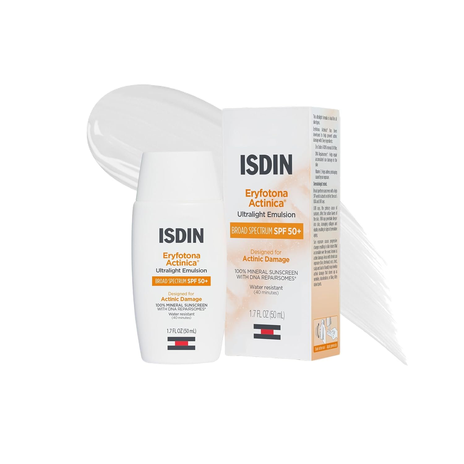 ISDIN Eryfotona Actinica SPF 50+ Ultralight Mineral Sunscreen