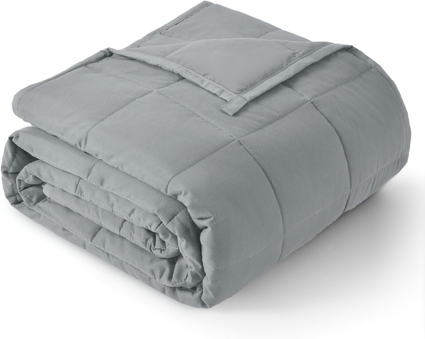 Cooling Weighted Blanket for Adults, 12 lbs 48 x 72 Twin Size Bed