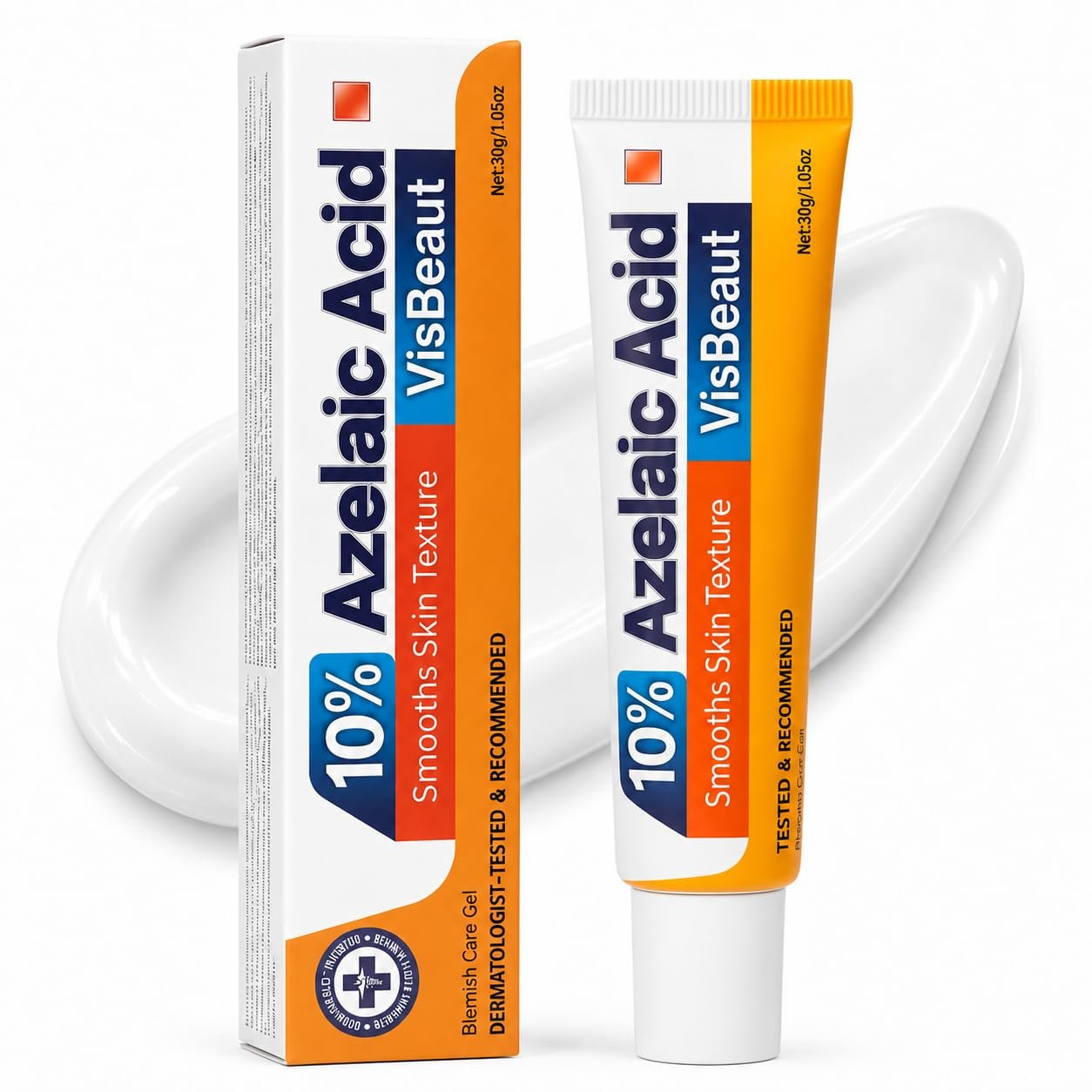 10% Azelaic Acid Face Cream, Tone Refining Moisturizer, 1 Pack