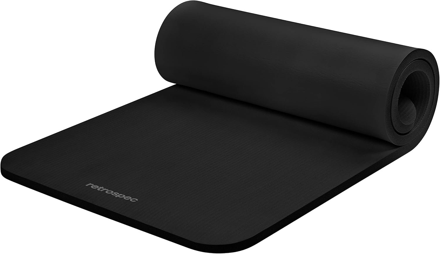 Retrospec Solana Extra Thick Yoga Mat 1” Non Slip Exercise Mat with Strap