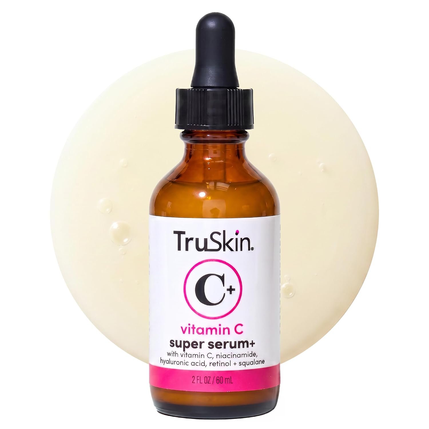 TruSkin Vitamin C+ Serum for Face with Retinol and Niacinamide – 2 fl oz