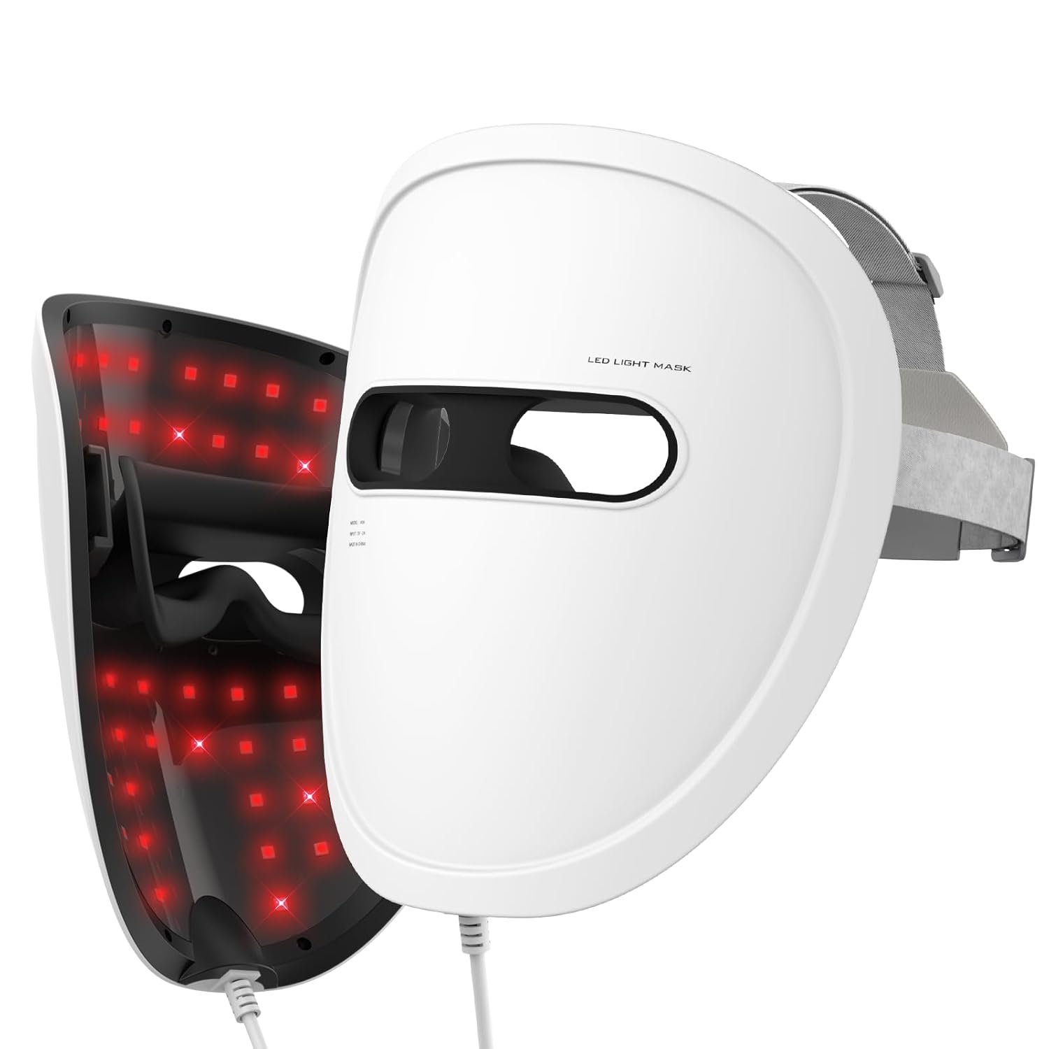 3-In-1 LED Face Mask, FDA-Cleared Red Light Therapy Mask for Face