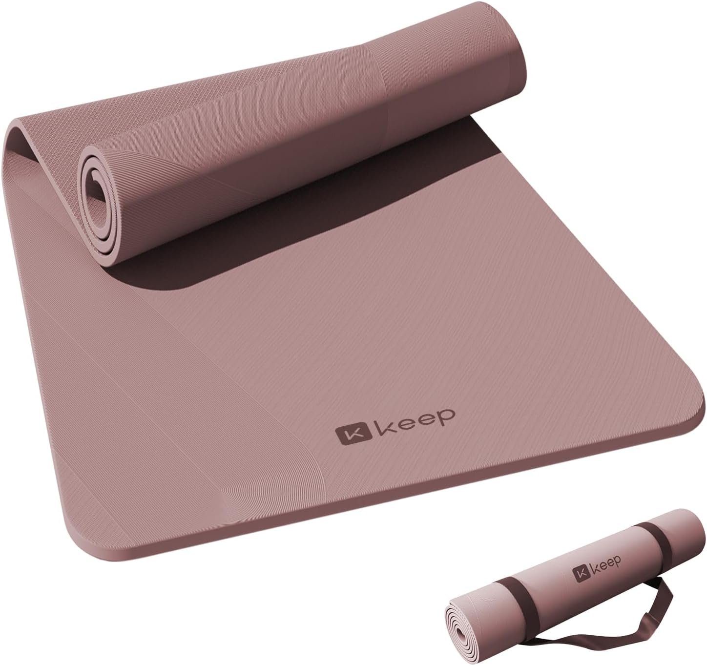 KEEP Extra Wide Yoga Mat, 7mm Thick 72″ x 32″ Exercise Mat