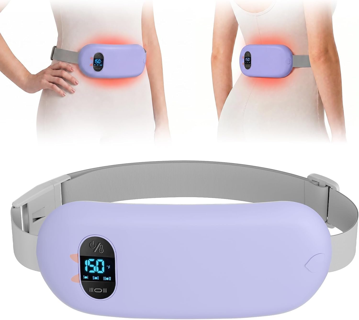 Portable Heating Pad for Period Cramps Electric Heat Pad Back Pain Relief