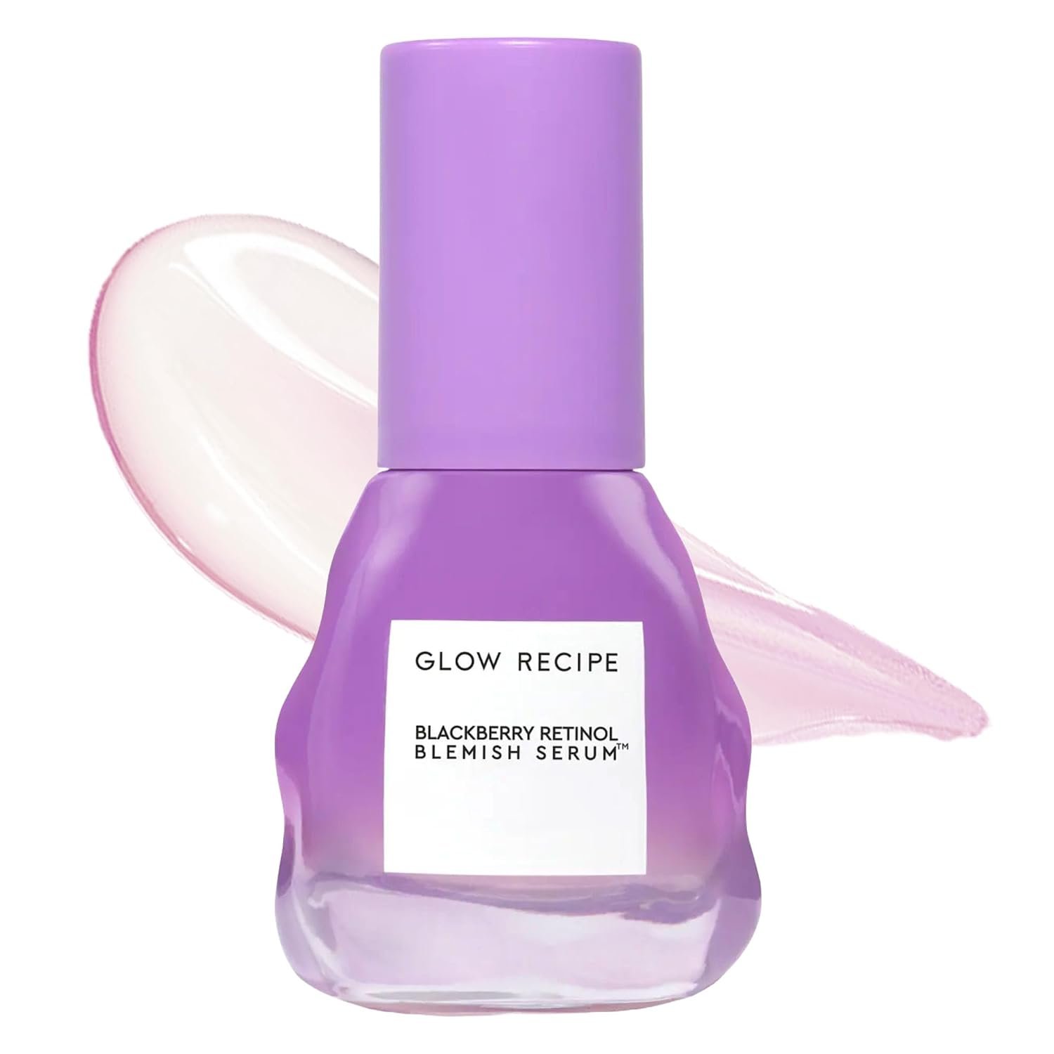 Glow Recipe Gentle Blackberry Retinol Serum, Korean Retinol Night Serum for Sensitive Skin, Triple Retinoids + Glycerin, Clarifying for Blemishes, Smooths Texture and Fine Lines (30ml)