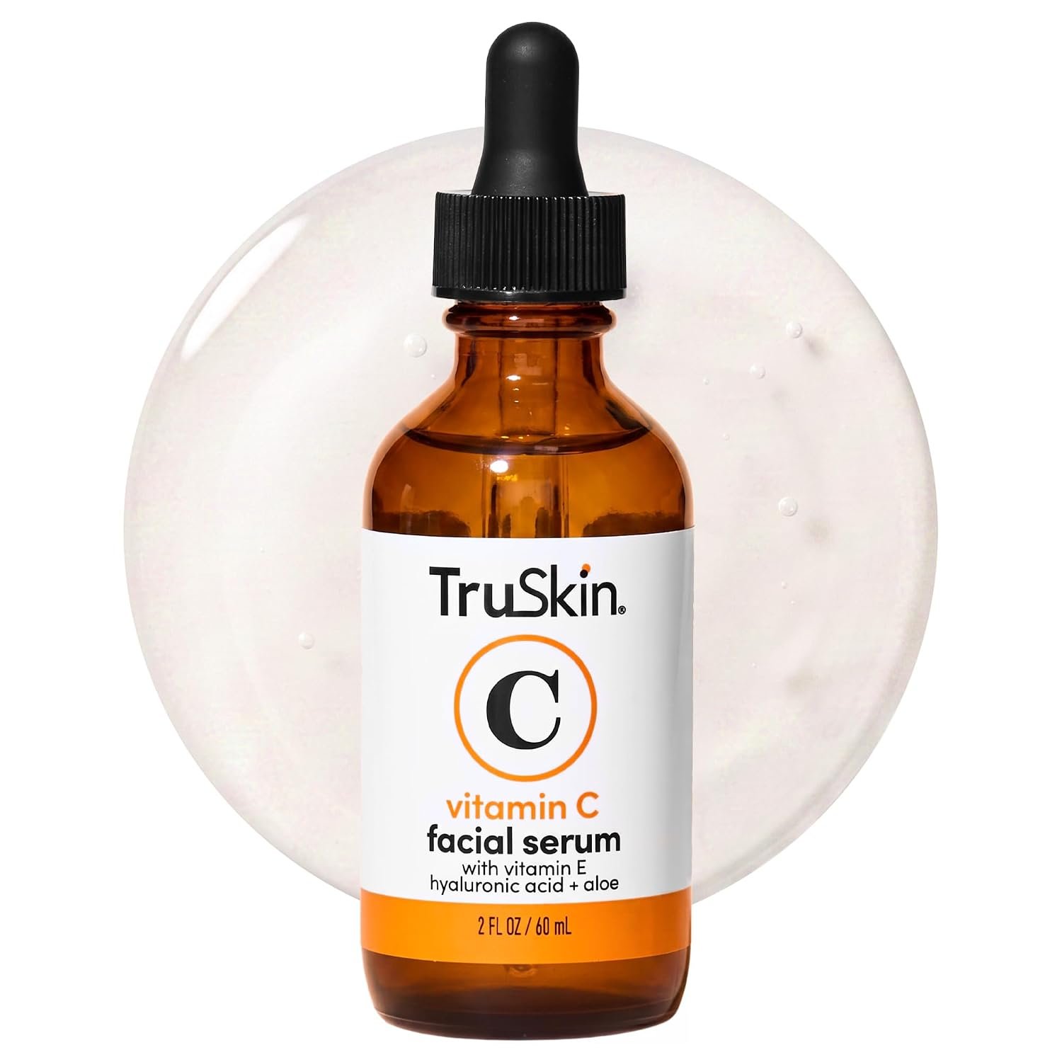 TruSkin Brightening Vitamin C Serum for Face with Hyaluronic Acid – 2 fl oz
