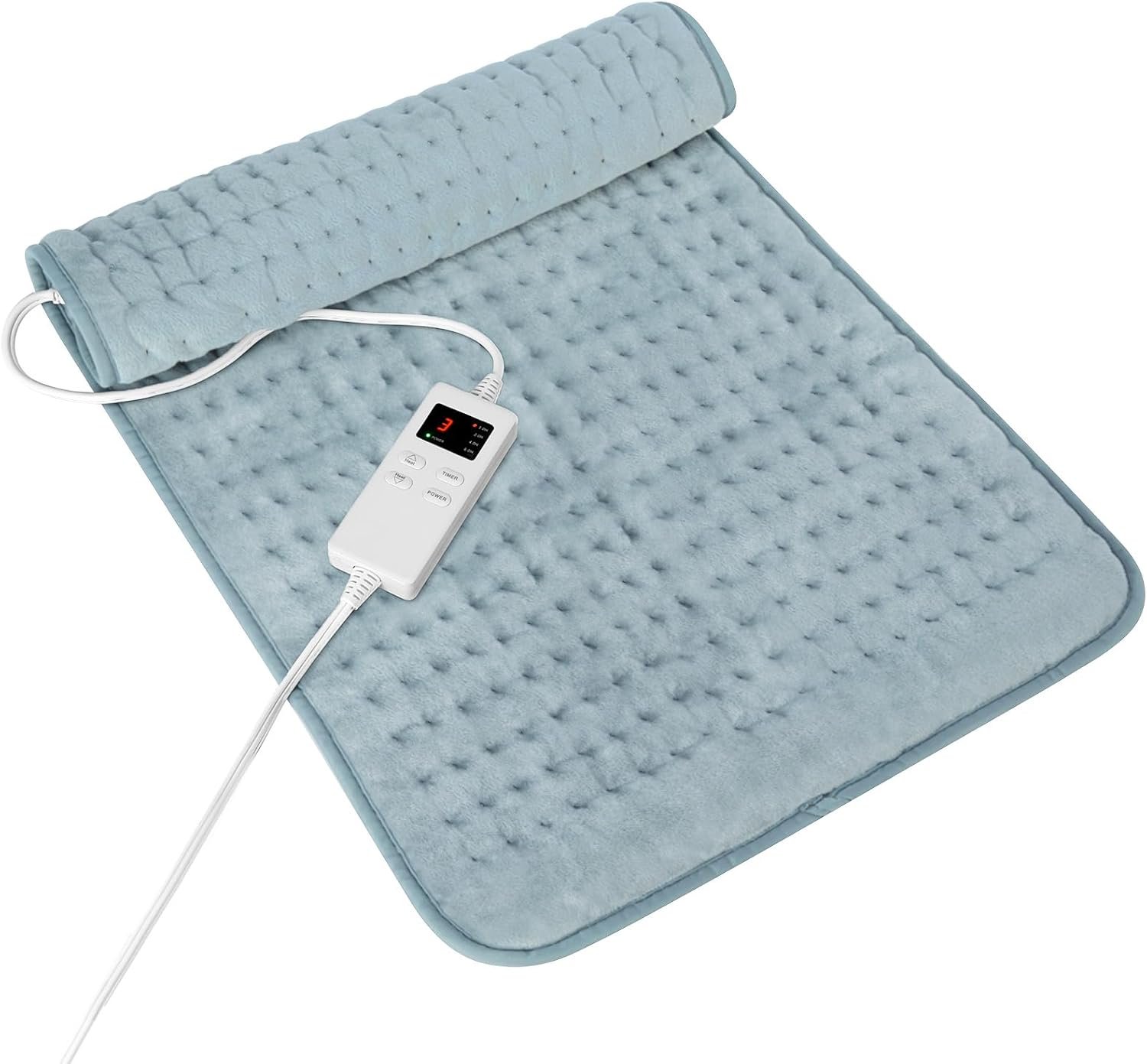Heating Pad for Back, Xmas Gifts for Men Women Dad Mom, Stocking Stuffers