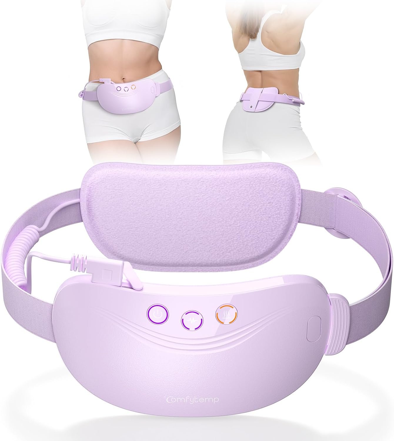 Comfytemp Portable Belly & Back Menstrual Heating Pad for Period Cramps FIR
