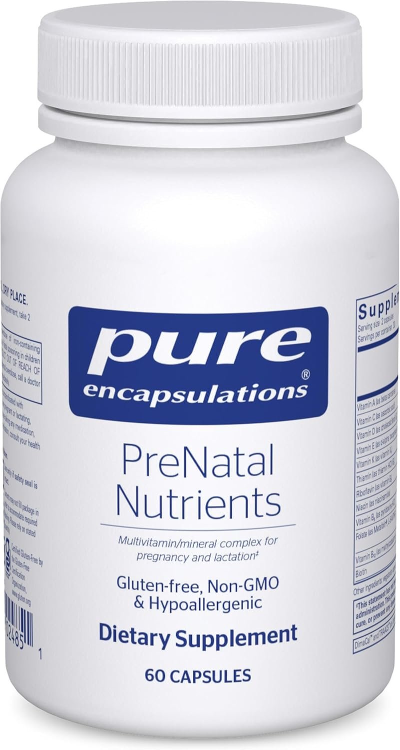 Pure Encapsulations PreNatal Nutrients, 60 Capsules