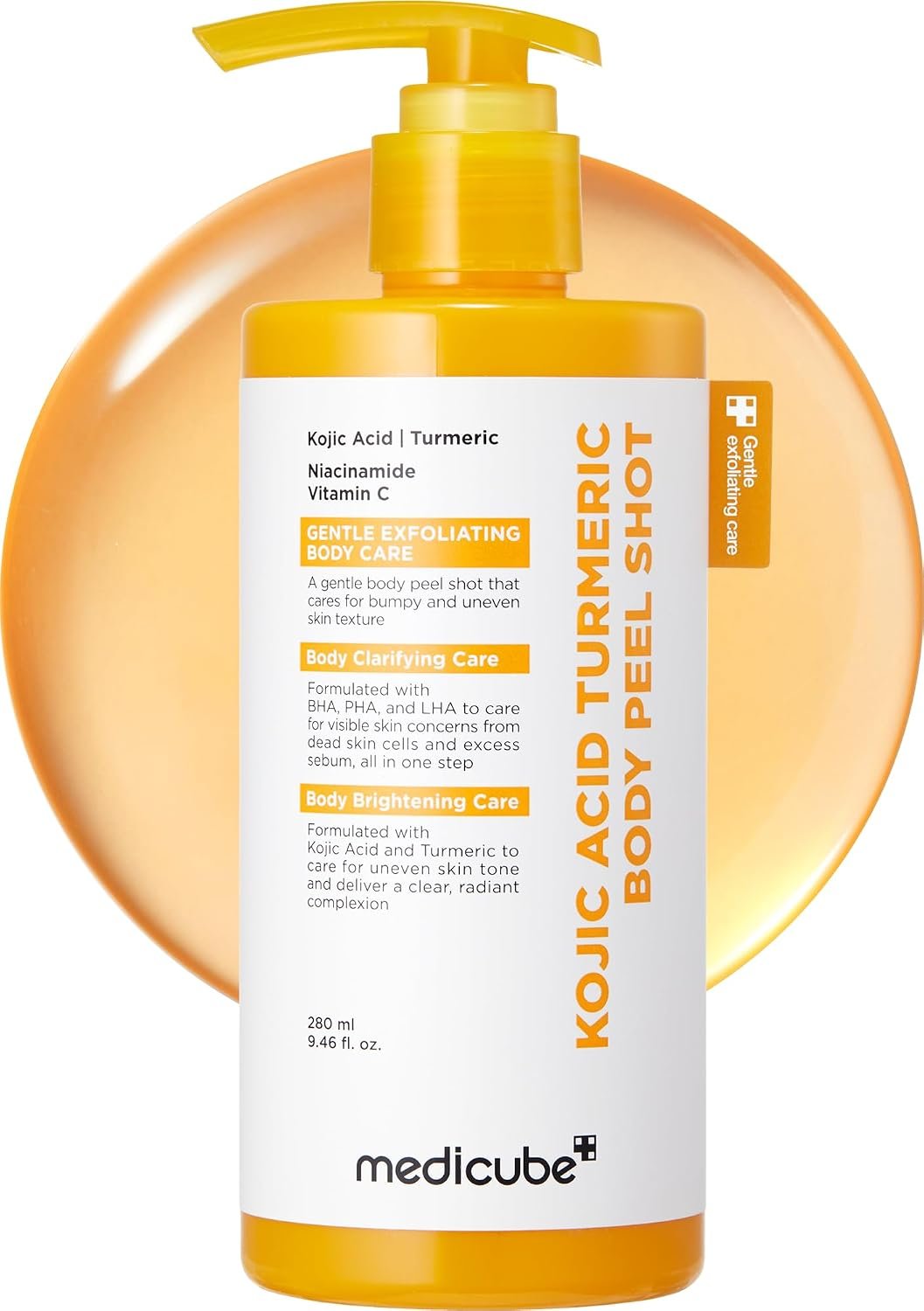 medicube Body Peel Shot with Kojic Acid Turmeric, Brightening & Exfoliating