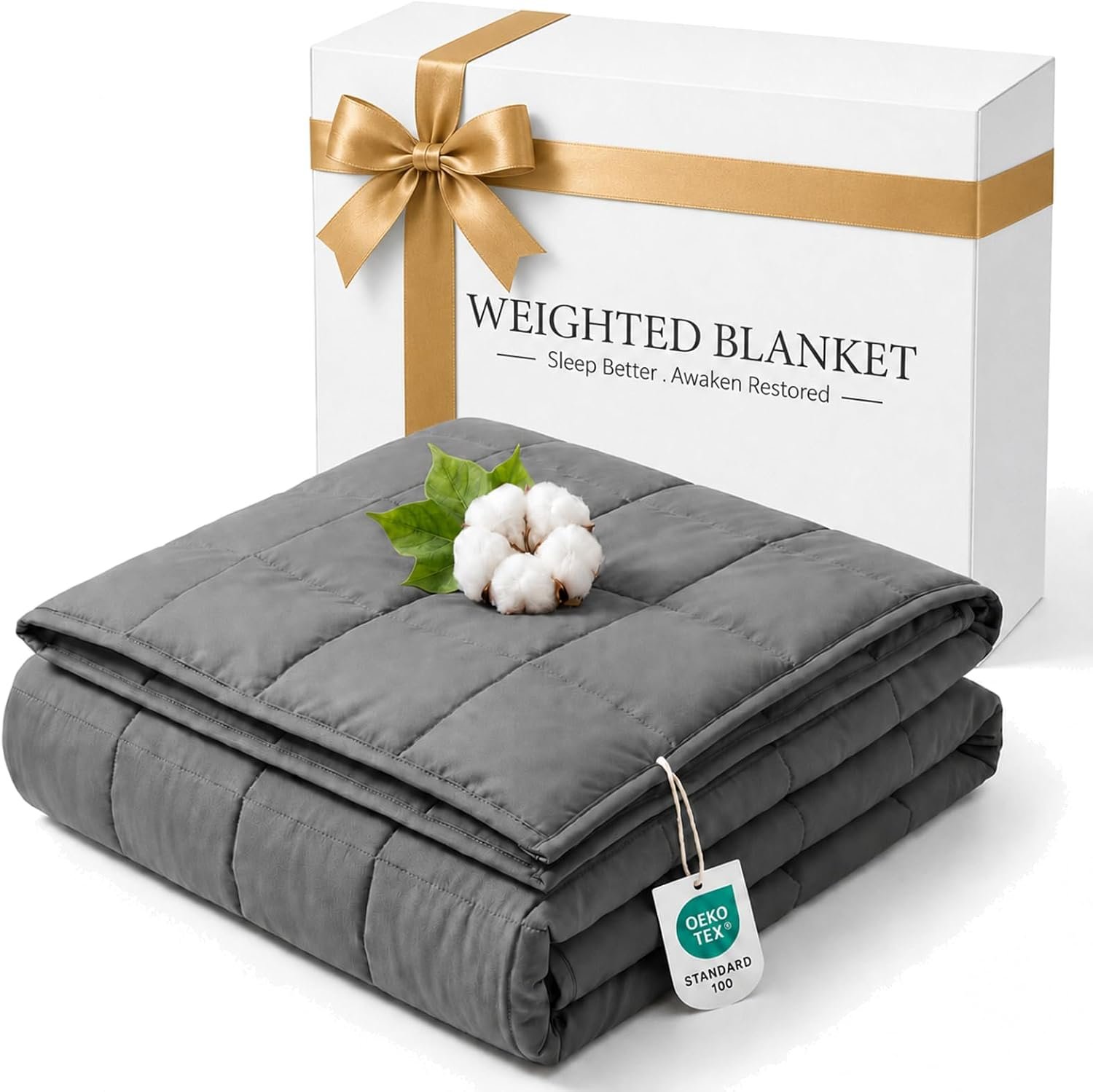 Weighted Blanket for Adults 60” x 80” with Box 20lbs