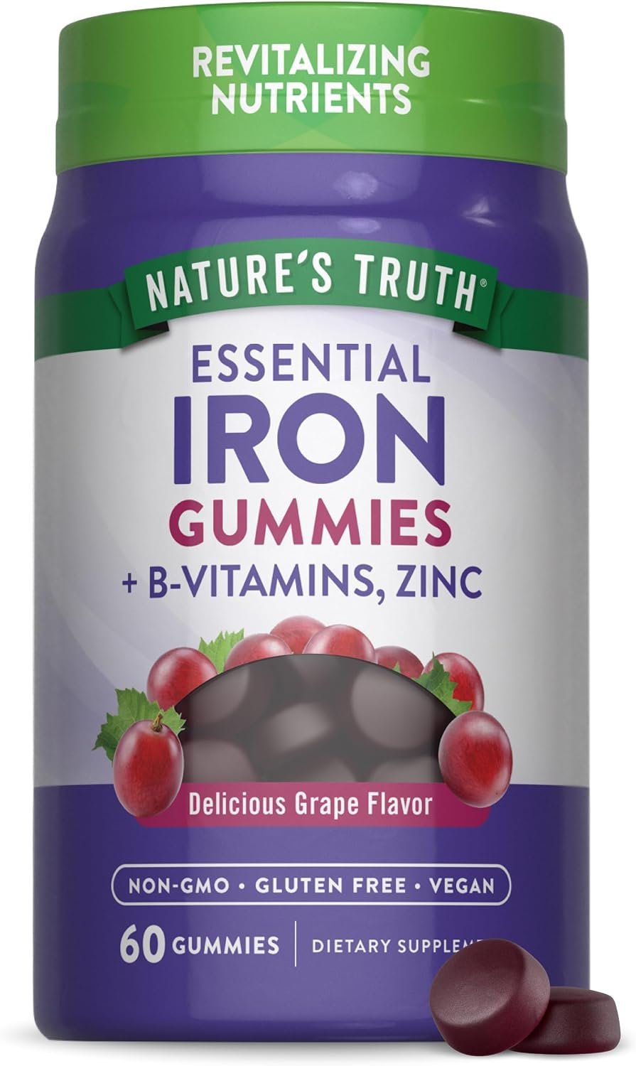 Nature’s Truth Iron Gummies | 60 Count