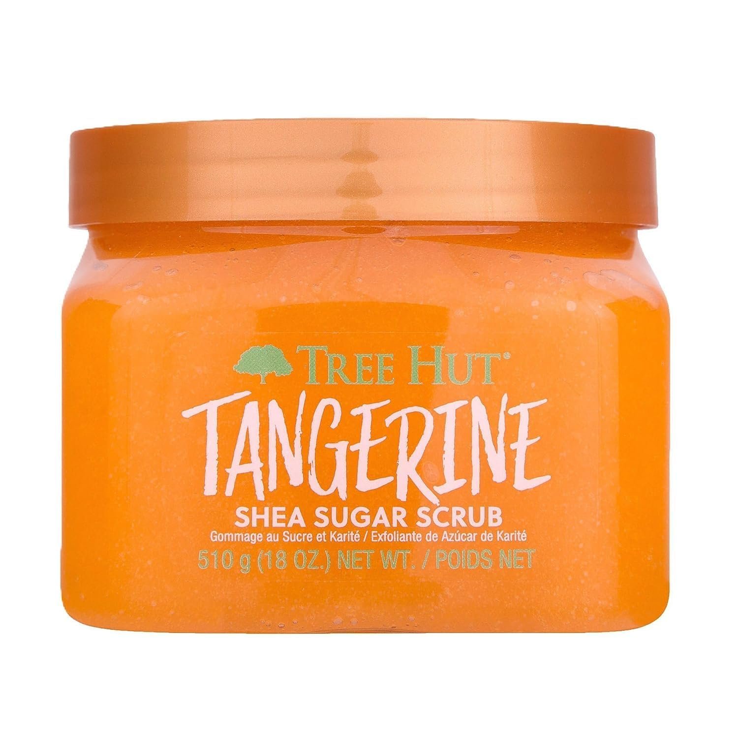Tree Hut Tangerine Body Scrub, Exfoliating Sugar Scrub, Vegan, 18 Oz