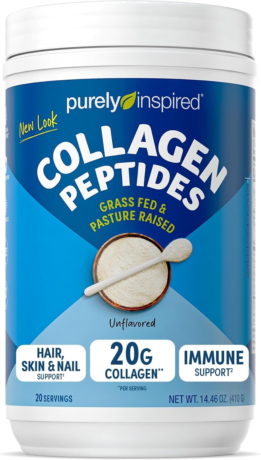 Purely Inspired Collagen Powder for Women & Men, Unflavored (20 Servings)