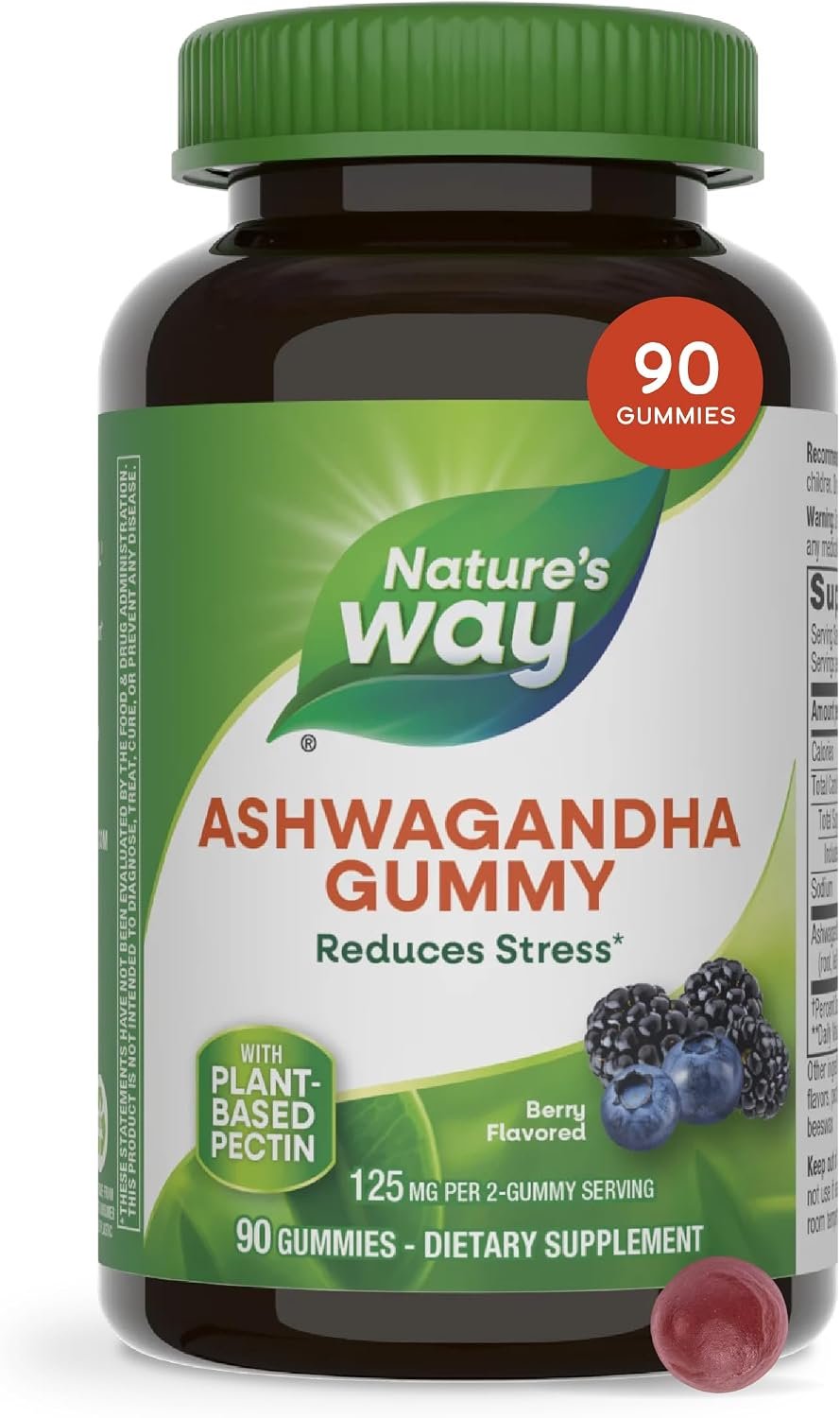 Nature’s Way Ashwagandha Gummies with Sensoril for Stress Support*, 90 ct