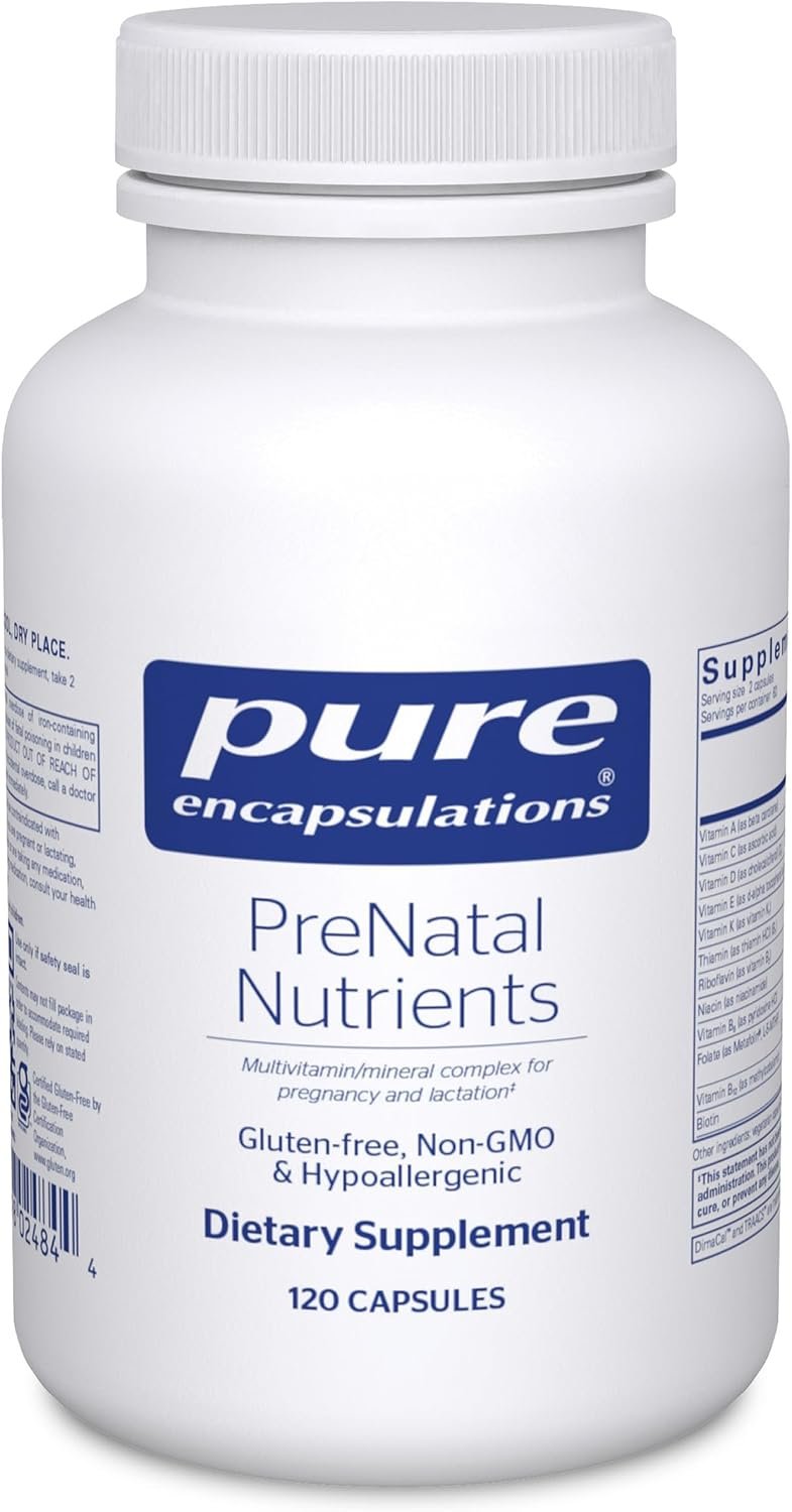 Pure Encapsulations PreNatal Nutrients, 120 Capsules