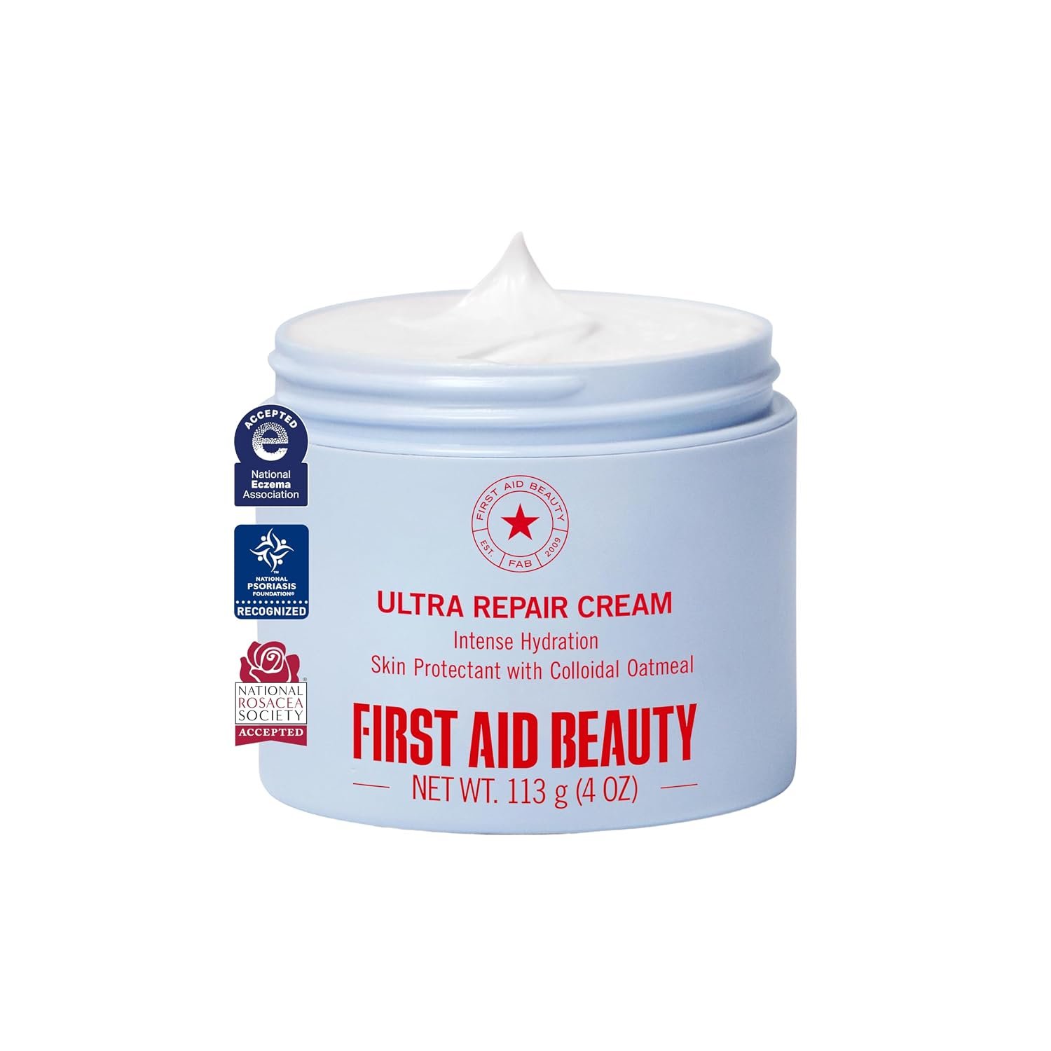 First Aid Beauty Ultra Repair Cream, Face Body Barrier Repair Moisturizer