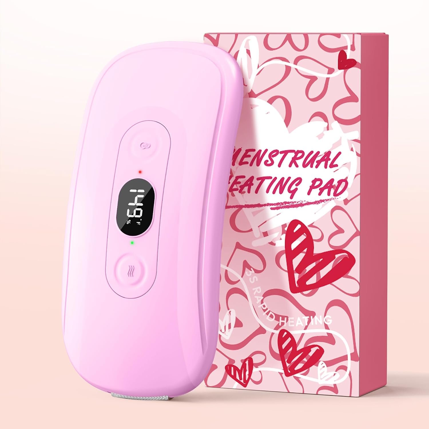 Portable Heating Pad, Rechargeable Cordless Electric Heating Pad