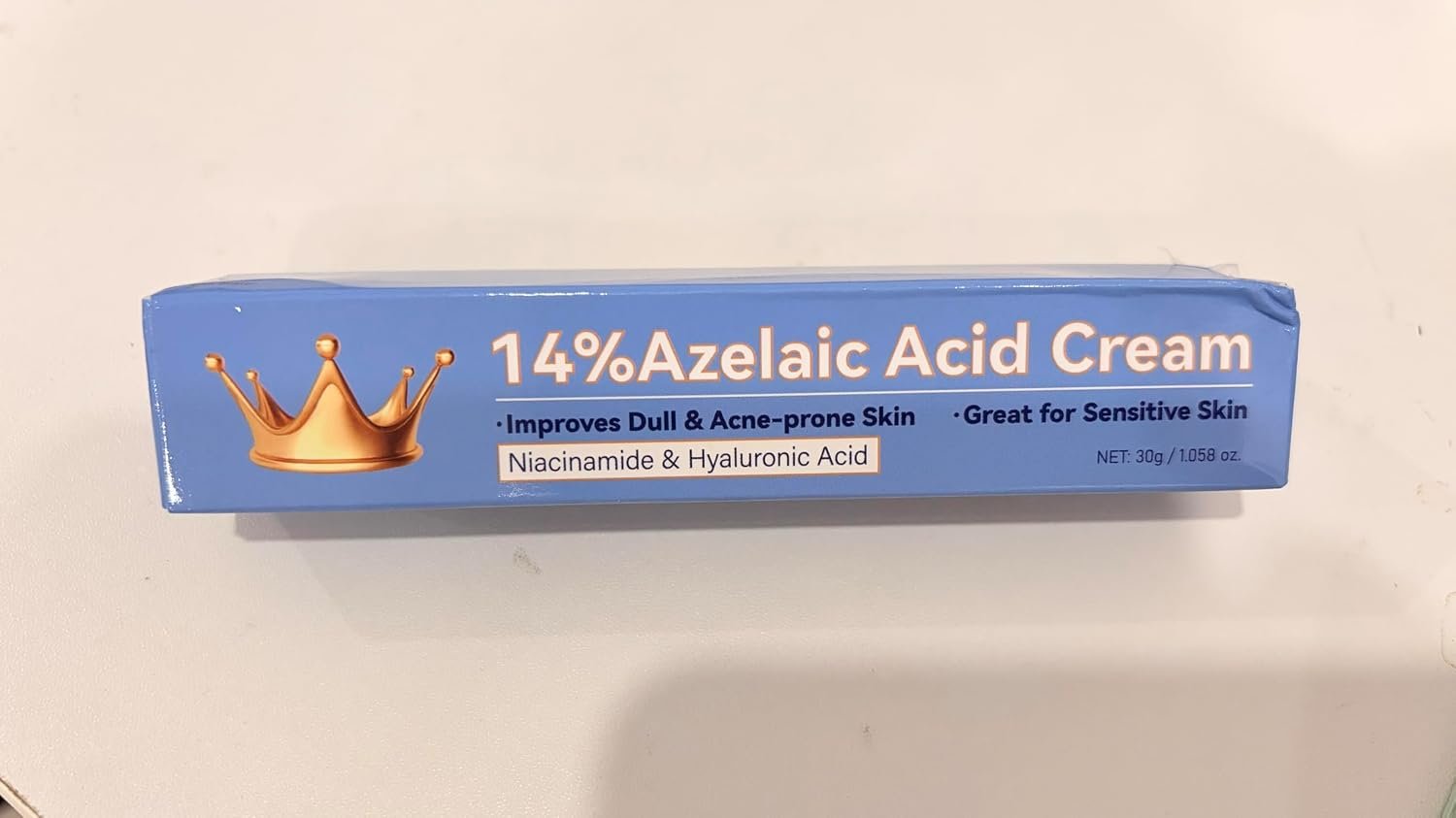 14% Azelaic Acid Acne Cream for Face,14% Azelaic Acid With Hyaluronic Acids for Face Redness Smooth, Anti Acne Breakouts Azelaic Acid Serum Balance Excess Oil & Soothing No Irritation