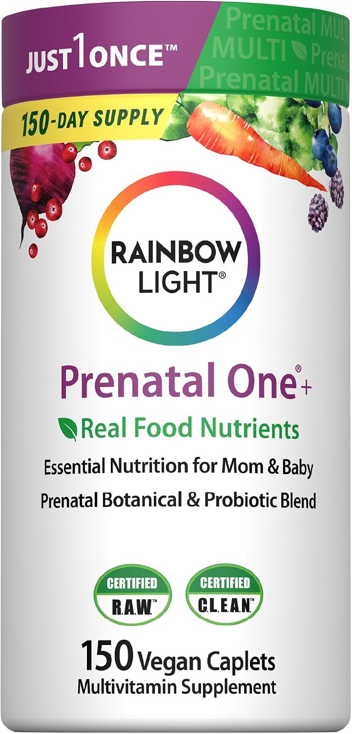 Rainbow Light Prenatal Multivitamin One + for Women with Probiotics