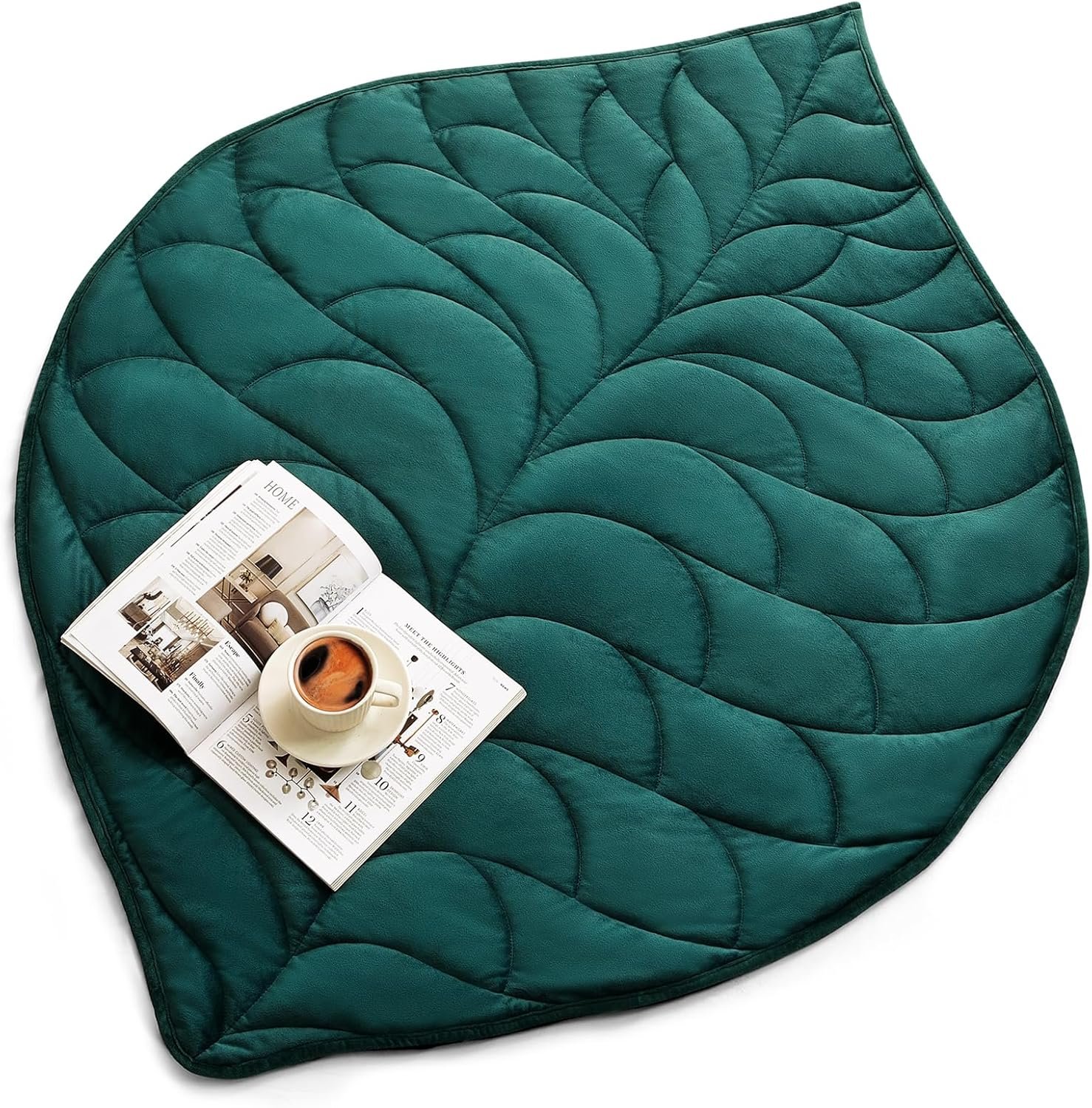 Weighted Blanket for Adults, 10 lbs, 60″ x 78″ washable Blankets, Green